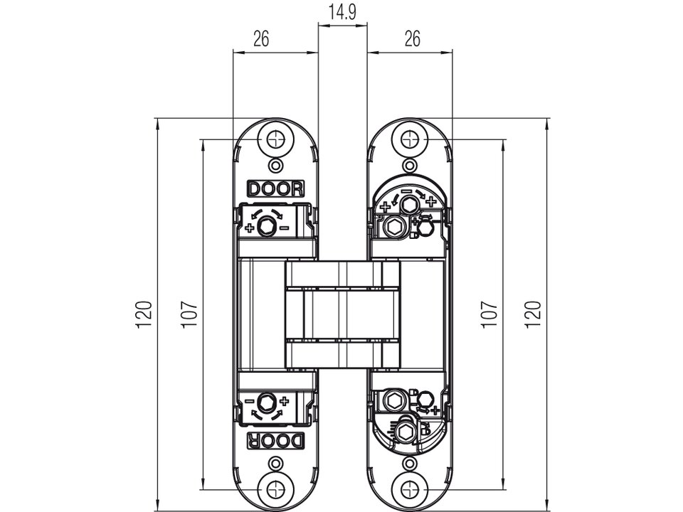 Kubi7 K7000 | Technical drawing
