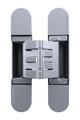 KUBICA Hybrid K2760 CS | Concealed door hinge in satin chrome finish 
