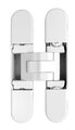 Kubikina K6100 BI | Скрытая петля для мебельного фасада  в белом цвете